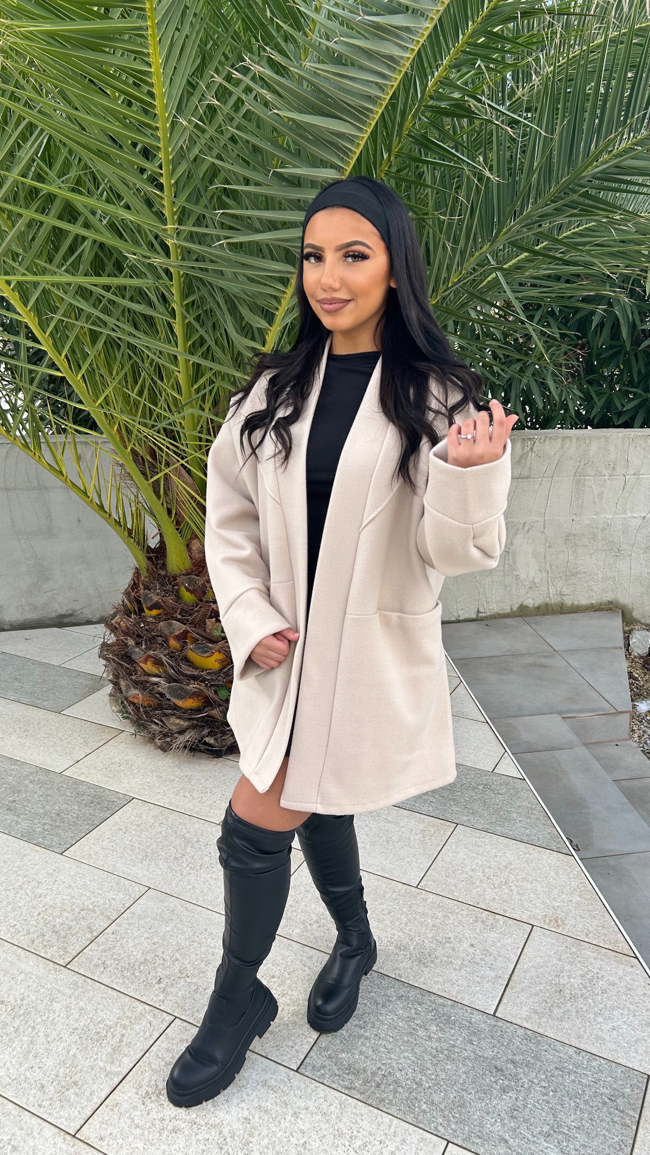 Manteau beige
