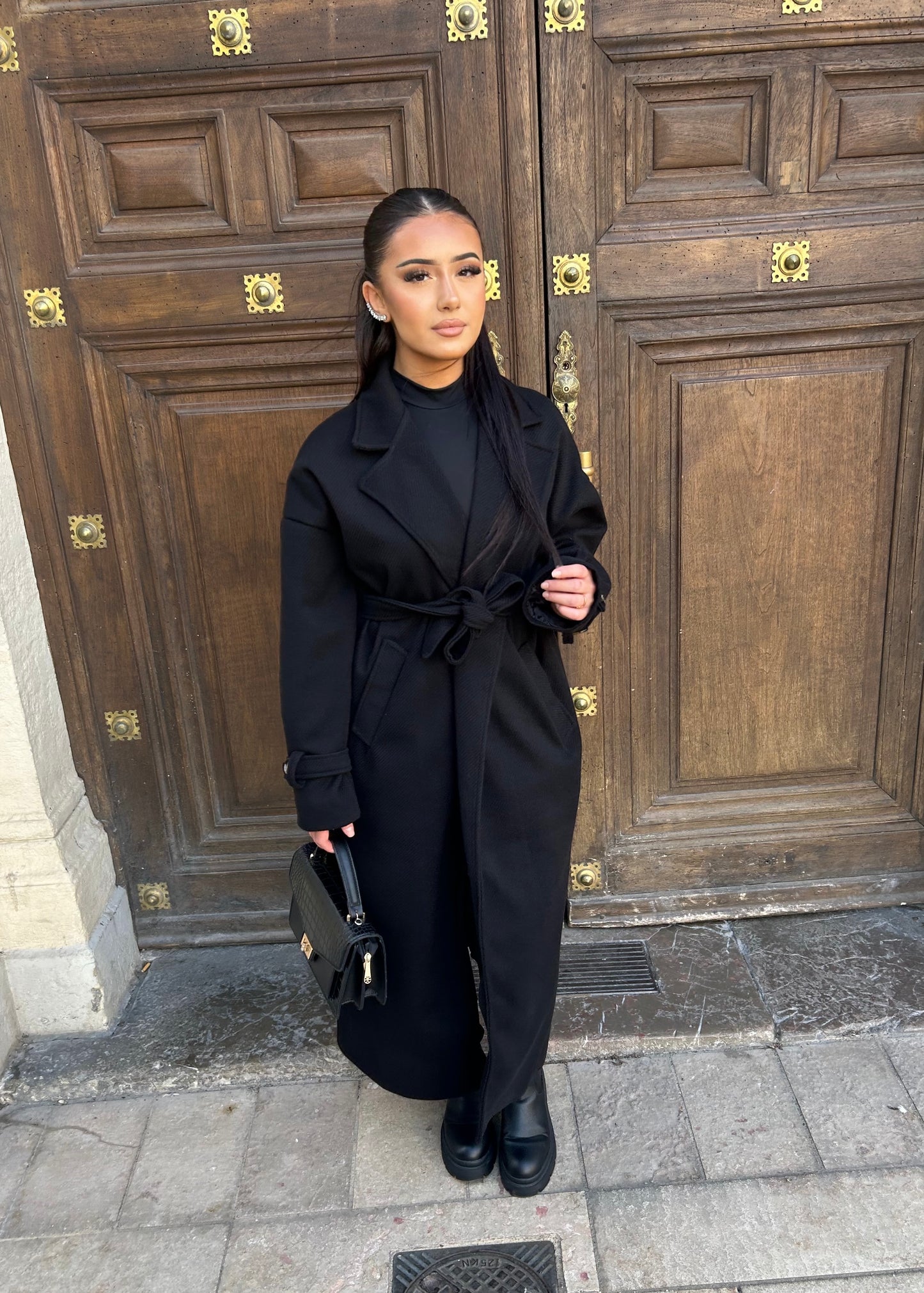 Manteau long noir
