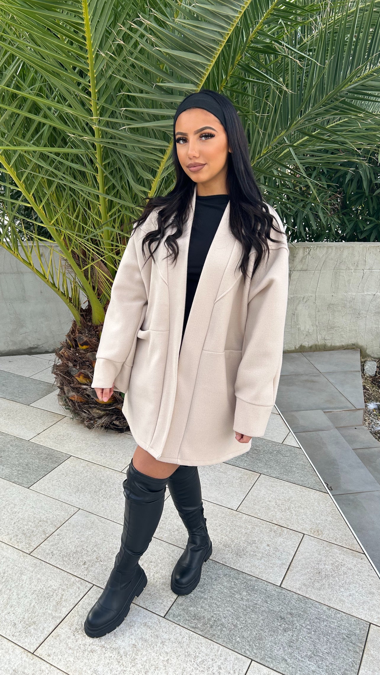 Manteau beige
