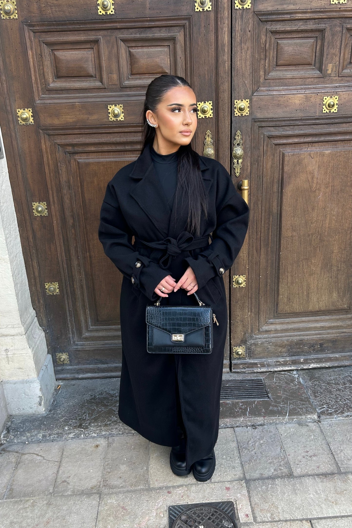 Manteau long noir