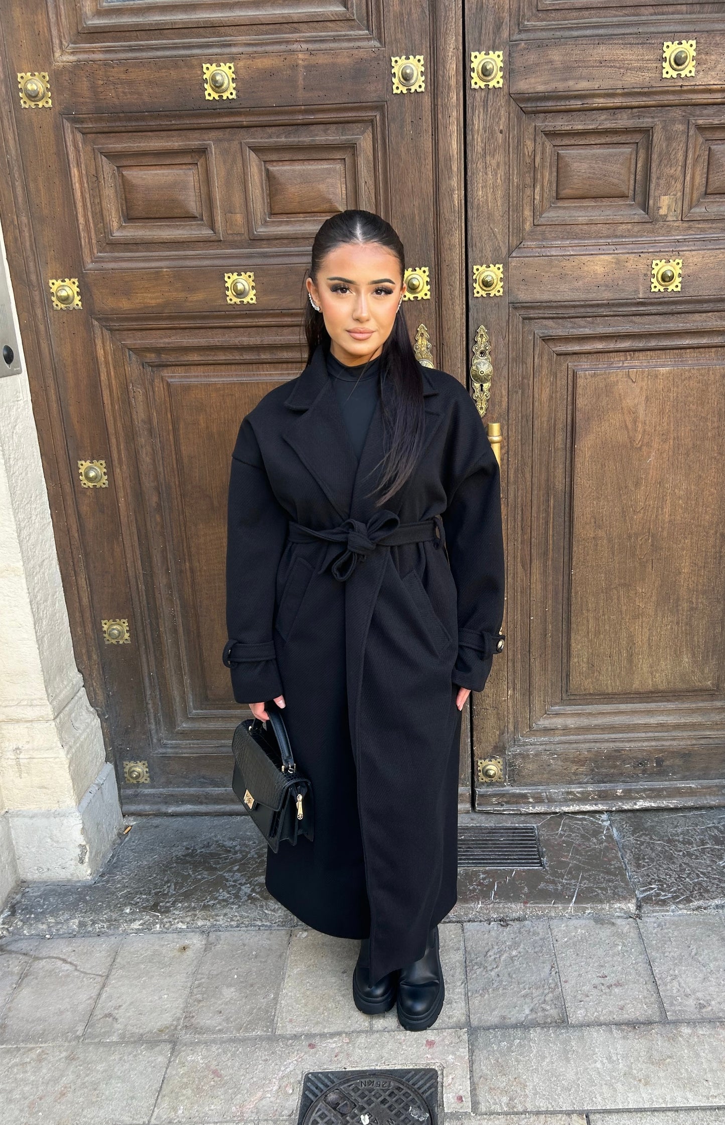 Manteau long noir